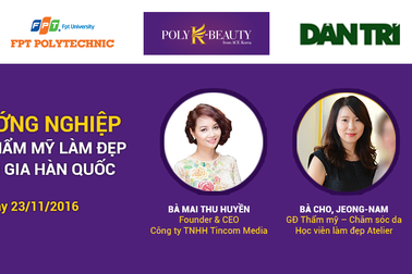 Chuyên gia Hàn Quốc tư vấn về triển vọng và định hướng theo nghề làm đẹp