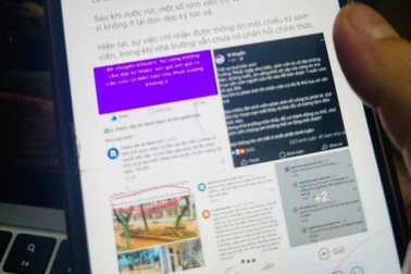 Sinh viên tố bị gây khó khi nhận cơm từ thiện giữa mưa lũ ở Thái Nguyên