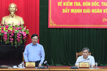 8 tháng, giải ngân vốn đầu tư công của Quảng Bình, Quảng Trị mới đạt 30%