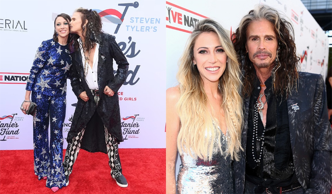 Ca sĩ U80 Steven Tyler tình tứ hôn bạn gái kém 41 tuổi - 1 Ca sĩ U80 Steven Tyler tình tứ hôn bạn gái kém 41 tuổi - 1