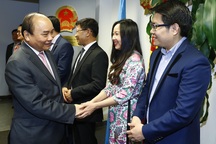 Thủ tướng tiếp một số doanh nhân, trí thức gốc Việt tại Hoa Kỳ