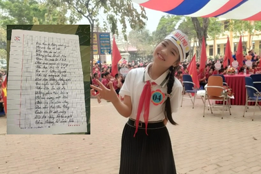 Bố là thợ điện bị "ném đá", cô bé lớp 5 làm thơ thanh minh nghẹn ngào