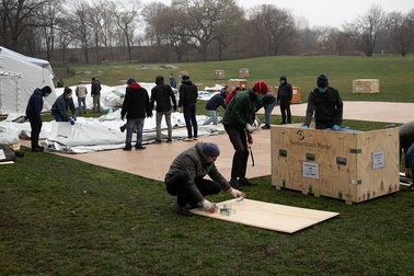New York lập bệnh viện dã chiến ở Central Park