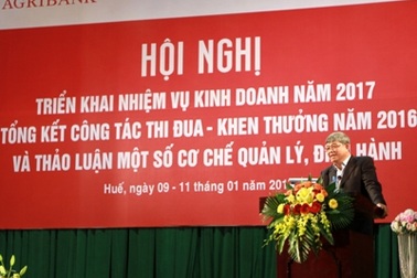 Agribank tổ chức Hội nghị triển khai nhiệm vụ kinh doanh năm 2017