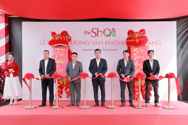 Tổ hợp phố thương mại the Sholi ra mắt văn phòng bán hàng đậm tính nghệ thuật