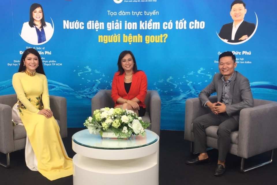 Bác sĩ giải đáp: Nước điện giải ion kiềm có tốt cho bệnh gout không? - 1 Bác sĩ giải đáp: Nước điện giải ion kiềm có tốt cho bệnh gout không? - 1
