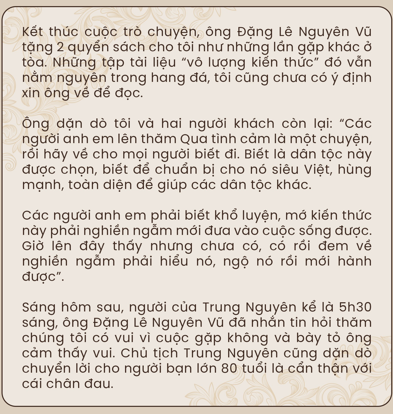 Đặng Lê Nguyên Vũ: Qua cô độc, nói không ai hiểu - 20 Đặng Lê Nguyên Vũ: Qua cô độc, nói không ai hiểu - 20