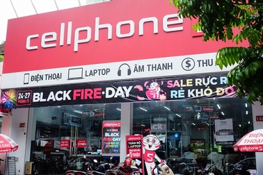 CellphoneS giảm giá lớn trong 4 ngày "Black Fire-Day"