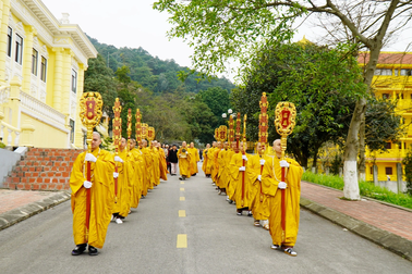 Học viện Phật giáo Việt Nam làm lễ cầu nguyện quốc thái dân an đầu Xuân