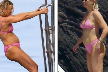 Kate Hudson tự tin diện áo tắm sau khi sinh con thứ 3