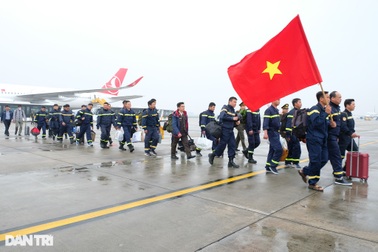 24 cảnh sát tham gia cứu hộ ở Thổ Nhĩ Kỳ hoàn thành nhiệm vụ, về nước