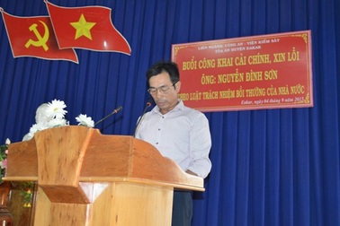 3 cơ quan tố tụng công khai xin lỗi lão nông bị kết án oan