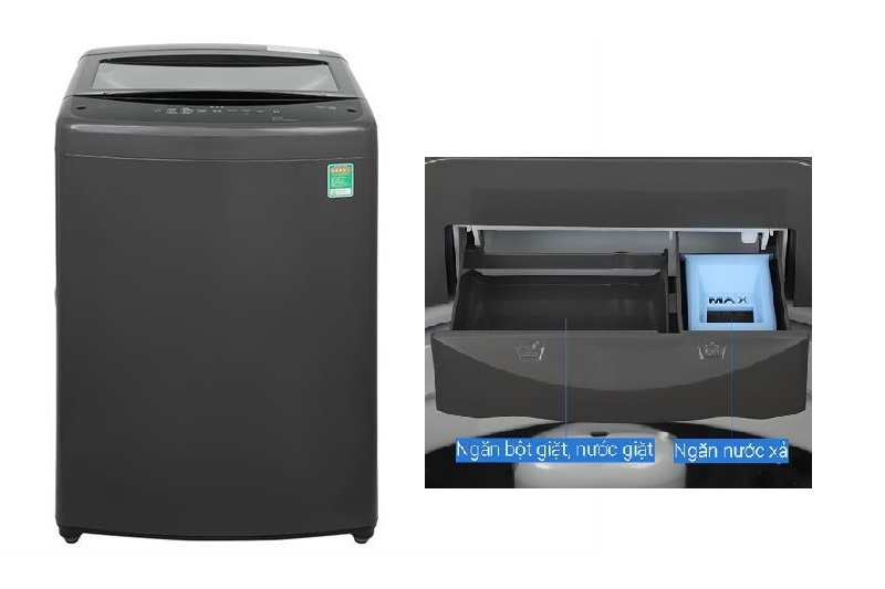 Máy giặt LG Inverter 12kg T2512VBTB, khối lượng giặt lớn lại "ngon - bổ - rẻ"