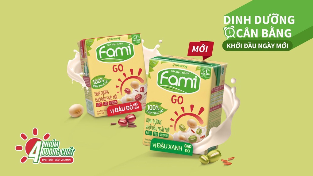 Fami Go - Thức uống dinh dưỡng cân bằng để khởi đầu ngày mới - 2 Fami Go - Thức uống dinh dưỡng cân bằng để khởi đầu ngày mới - 2
