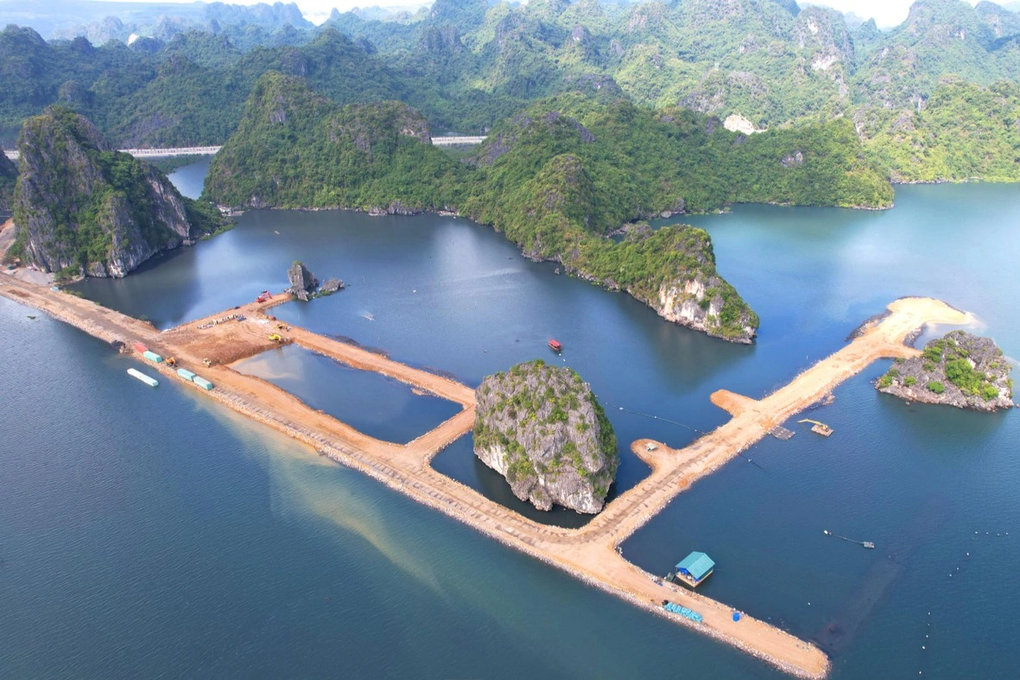Thi công dự án lấn biển ở Quảng Ninh đe dọa môi trường vịnh Hạ Long - 2 Thi công dự án lấn biển ở Quảng Ninh đe dọa môi trường vịnh Hạ Long - 2