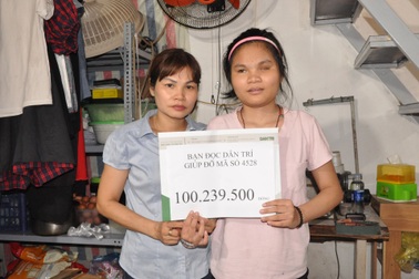 Cô bé Yến Nhi bị ung thư võng mạc được hỗ trợ 170 triệu đồng