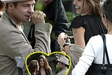 Hình ảnh đại gia đình "ông bà Smith" tại LHP Cannes