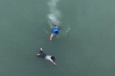 Nam thanh niên lao mình xuống sông cứu cô gái trẻ nhảy cầu