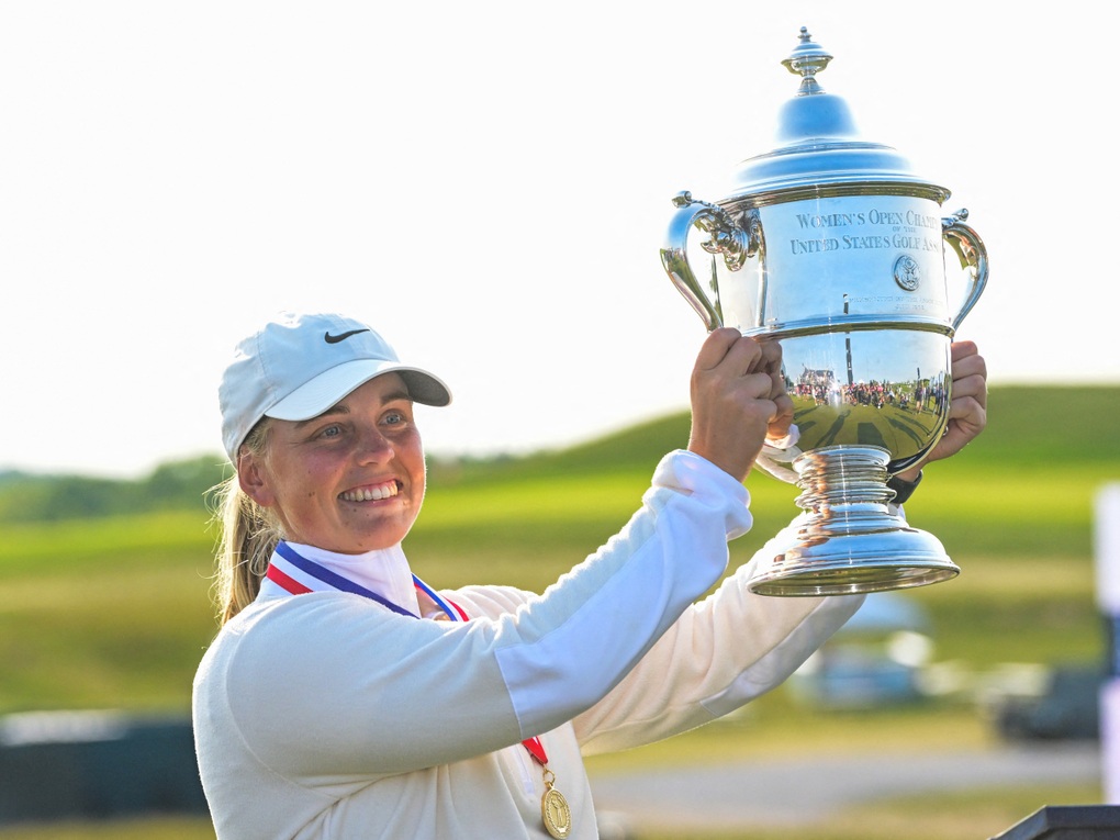 Little-known golfer wins prestigious 2025 U.S Women's Open - 1 Tay golf ít tên tuổi vô địch giải đấu danh giá U.S Women’s Open 2025 - 1