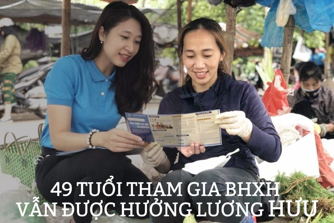 Bảo hiểm xã hội tự nguyện giúp nhiều lao động lớn tuổi có cơ hội được hưởng lương hưu (Ảnh minh họa: BHXH Việt Nam).