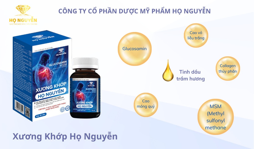 Bảo vệ sức khỏe trước khi về già với viên uống xương khớp Họ Nguyễn - 3 Bảo vệ sức khỏe trước khi về già với viên uống xương khớp Họ Nguyễn - 3