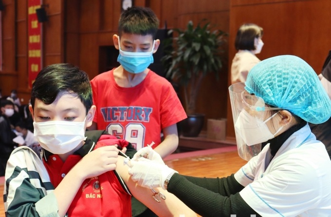 Từ tháng 4/2022, tỉnh Bắc Ninh sẽ triển khai tiêm vaccine phòng Covid-19 cho trẻ em trong độ tuổi từ đủ 5 tuổi đến dưới 12 tuổi đang sinh sống trên địa bàn.