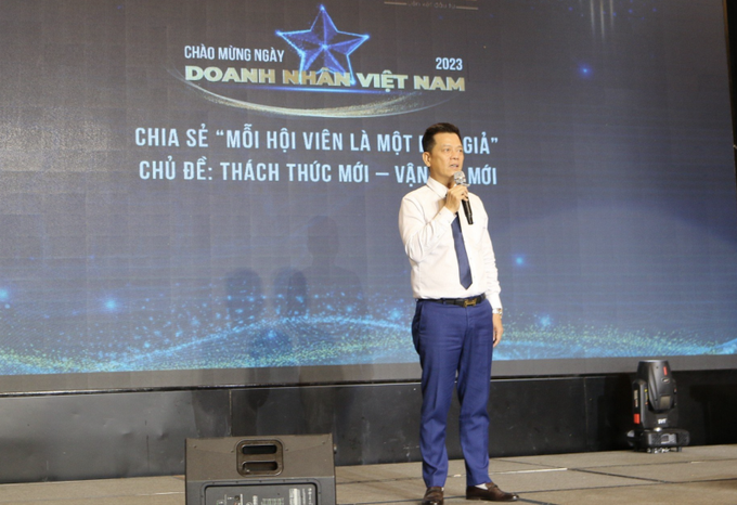Ông Nguyễn Quốc Bảo, Chủ tịch CLB Bất động sản TP.HCM chia sẻ tại buổi toạ đàm.