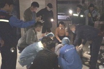 Hụt chân tại sảnh thang máy chung cư, người đàn ông ngã ở độ cao 3m