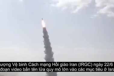 Tên lửa Iran ồ ạt lên nòng, tấn công loạt mục tiêu Israel