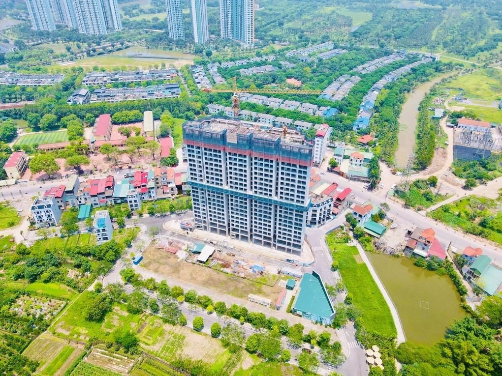 Phía Đông Hà Nội: Căn hộ cao cấp Trust City chuẩn bị cất nóc - 1 Phía Đông Hà Nội: Căn hộ cao cấp Trust City chuẩn bị cất nóc - 1