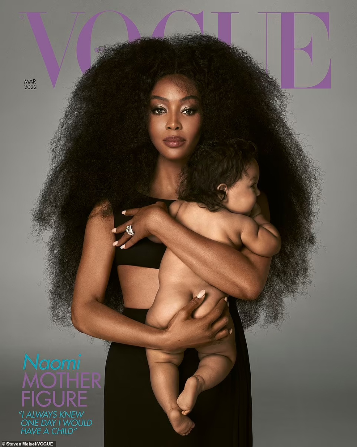 Siêu mẫu U60 Naomi Campbell lần đầu khoe ảnh con gái 9 tháng - 1 Siêu mẫu U60 Naomi Campbell lần đầu khoe ảnh con gái 9 tháng - 1