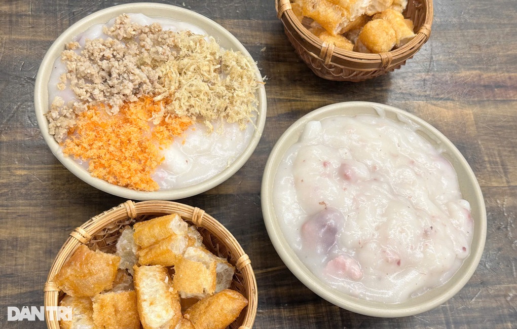 Món cháo có tên độc đáo, ăn bằng đũa ở Hà Nội - 2 Món cháo có tên độc đáo, ăn bằng đũa ở Hà Nội - 2