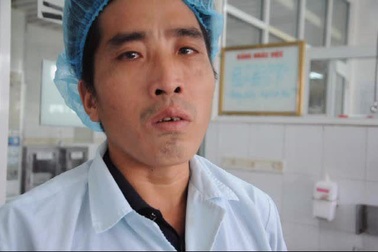 Anh Quân bỏng cồn nặng