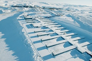 Cận cảnh mỏ vàng lạnh giá nhất thế giới