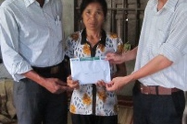 Hơn 25 triệu đồng đến với chị Vũ Thị Cúc