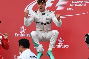 Nico Rosberg giành chiến thắng tuyệt đối tại Baku