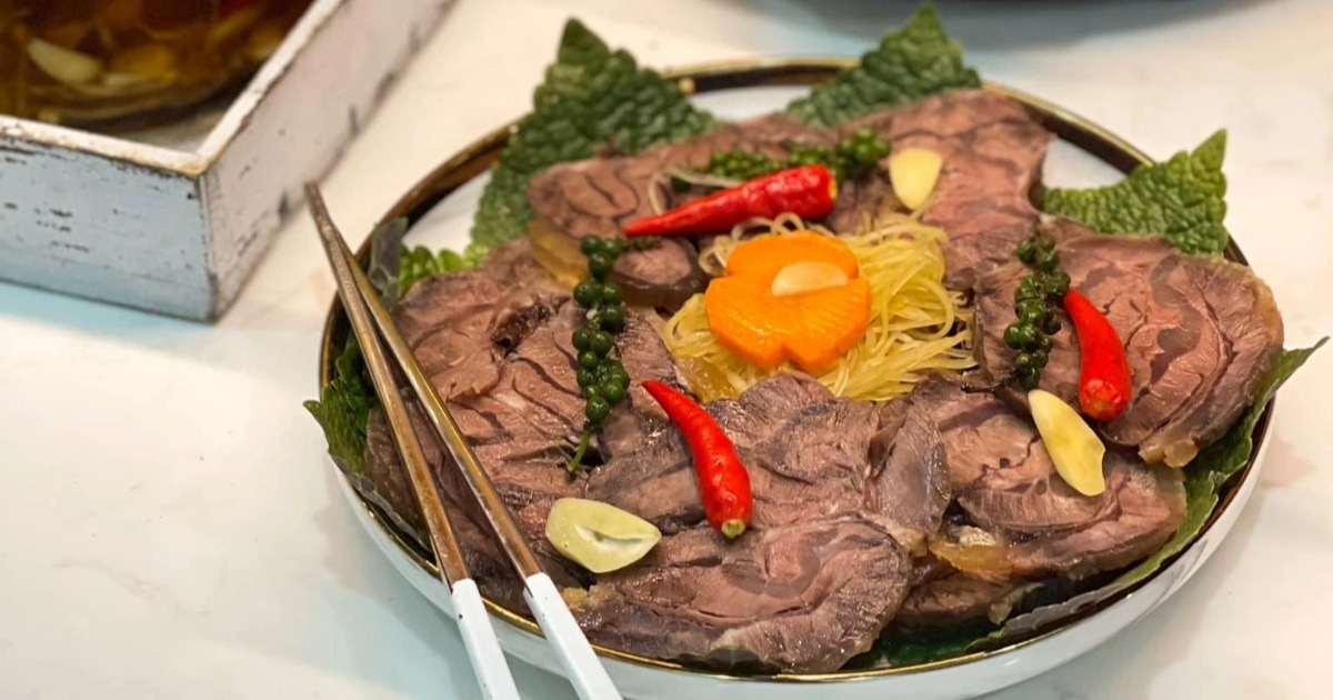 View - Bắp bò ngâm mắm - món ngon ngày Tết nhiều người mê | Báo Dân trí