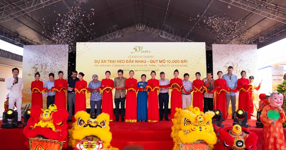 Japfa khánh thành trại heo quy mô 10.000 nái - 1 Japfa khánh thành trại heo quy mô 10.000 nái - 1