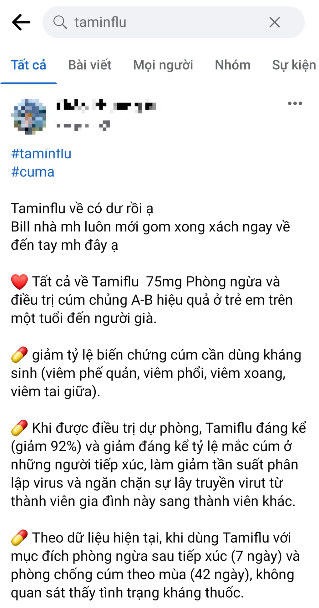 Cúm A bùng phát: Tamiflu nhan nhản chợ mạng, thuốc kê đơn mua dễ như... rau - 1 Cúm A bùng phát: Tamiflu nhan nhản chợ mạng, thuốc kê đơn mua dễ như... rau - 1
