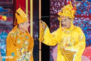 Hé lộ hình ảnh NSND Quốc Khánh tung hứng diễn xuất cùng dàn "Táo quân"