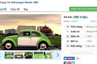 Những chiếc ô tô Volkswagen cũ đang rao bán tầm giá 200 triệu đồng tại Việt Nam