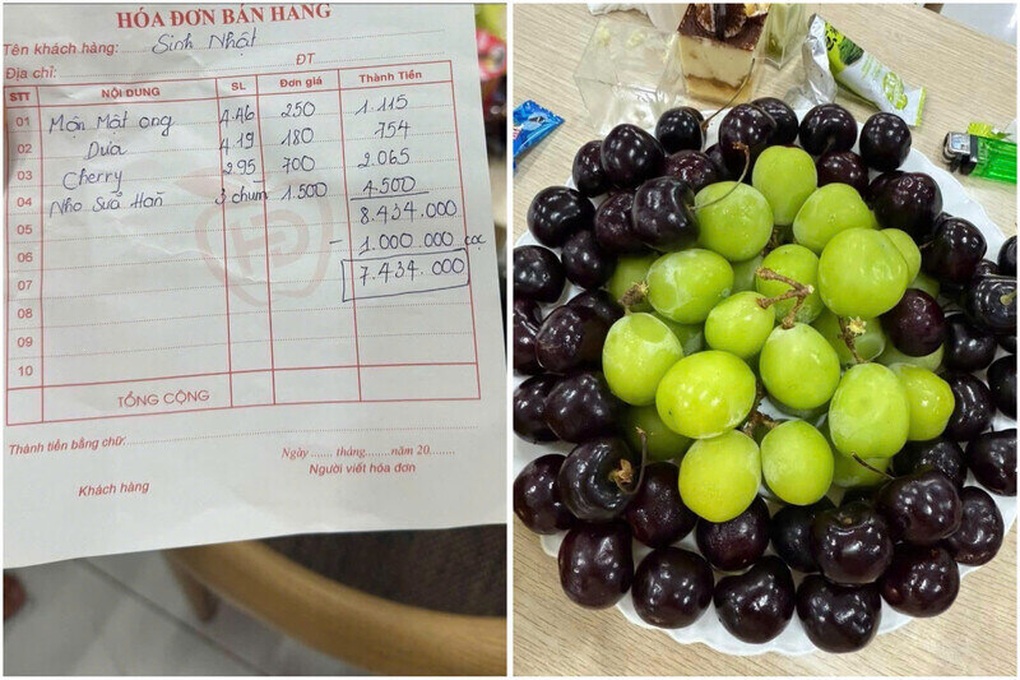 Xử phạt cửa hàng bán 3 chùm nho giá 4,5 triệu đồng về hành vi nhập lậu - 1 Xử phạt cửa hàng bán 3 chùm nho giá 4,5 triệu đồng về hành vi nhập lậu - 1
