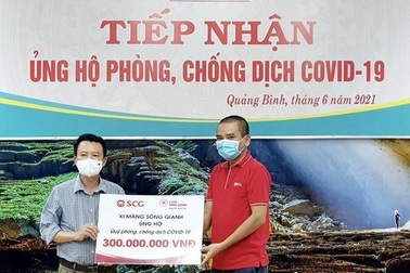 Xi măng Sông Gianh hỗ trợ Quảng bình phòng, chống dịch