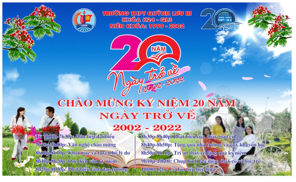 Nghệ An: Mời họp mặt cựu học sinh khóa 1999-2002 Trường THPT Quỳnh Lưu 3 - 1 Nghệ An: Mời họp mặt cựu học sinh khóa 1999-2002 Trường THPT Quỳnh Lưu 3 - 1