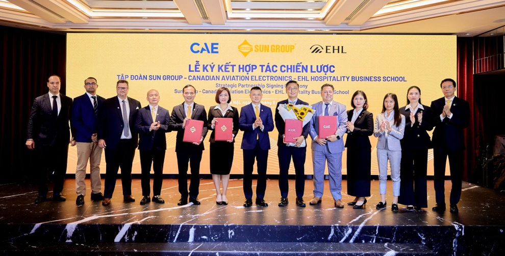 Sun Group bắt tay với 2 tập đoàn quốc tế hàng đầu trong lĩnh vực đào tạo ngành dịch vụ - 1 Sun Group bắt tay với 2 tập đoàn quốc tế hàng đầu trong lĩnh vực đào tạo ngành dịch vụ - 1