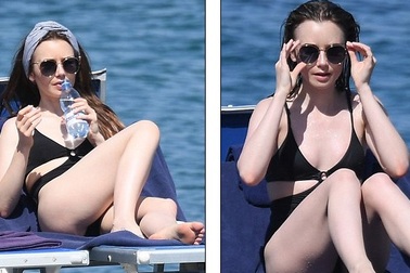 Ngưỡng mộ làn da trắng mịn của Lily Collins