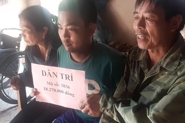 Ông Cảnh gửi lời cám ơn đến báo Dân trí, bạn đọc và các tấm lòng hảo tâm.