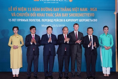 Thủ tướng: Vietnam Airlines là “sứ giả” cho sự hợp tác hữu nghị Việt - Nga