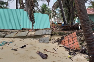 Xử lý khẩn cấp tình trạng sạt lở bờ biển Đà Nẵng