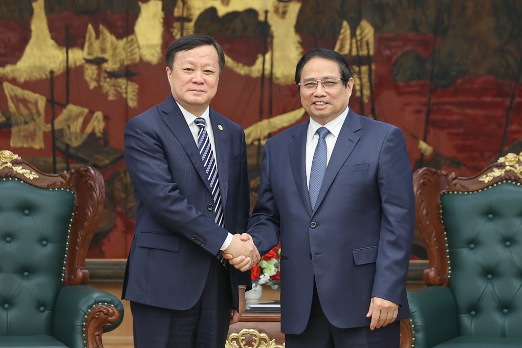 Thủ tướng tiếp Chủ tịch Tập đoàn tàu bay thương mại Trung Quốc - 1 Thủ tướng tiếp Chủ tịch Tập đoàn tàu bay thương mại Trung Quốc - 1
